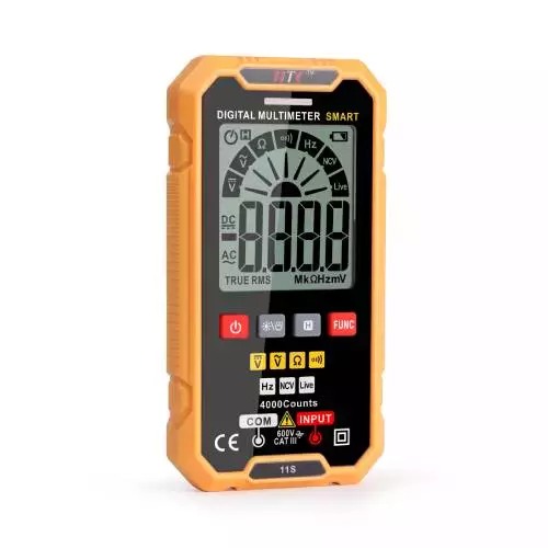 HTC 4000 Count 3.5 Digit True RMS Smart Digital Multimeter HTC A19 4